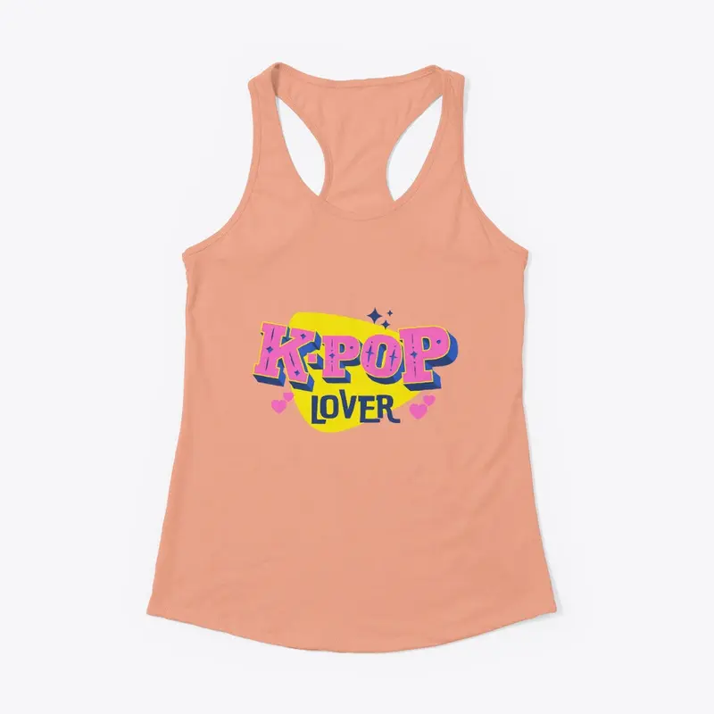 KPOP LOVER Pink & Yellow Design