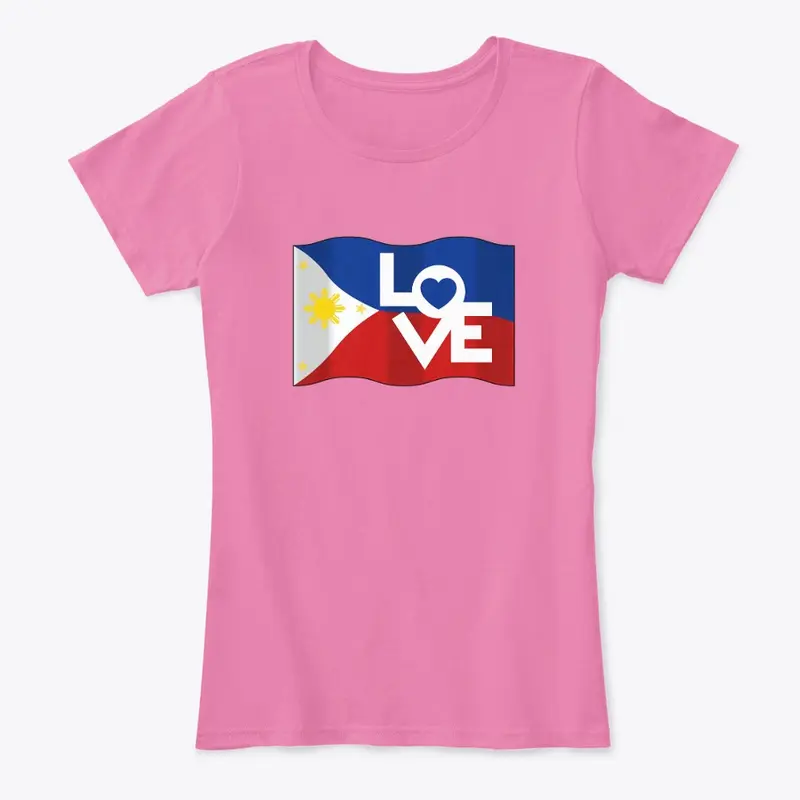 Philippines Flag with LOVE