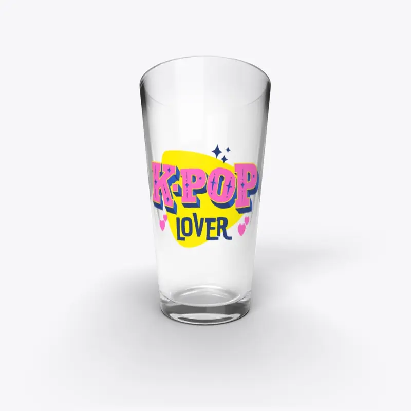 KPOP LOVER Pink & Yellow Design