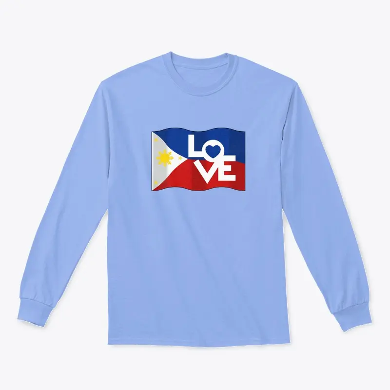 Philippines Flag with LOVE