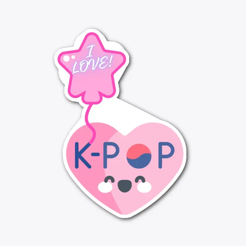 I LOVE KPOP Star Balloon