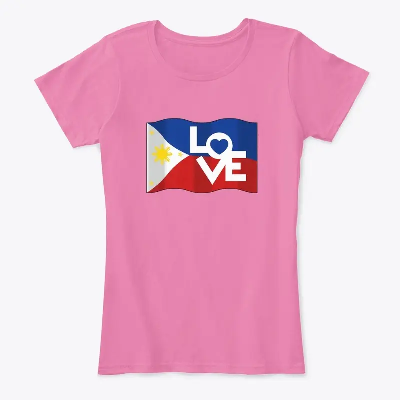 Philippines Flag with LOVE