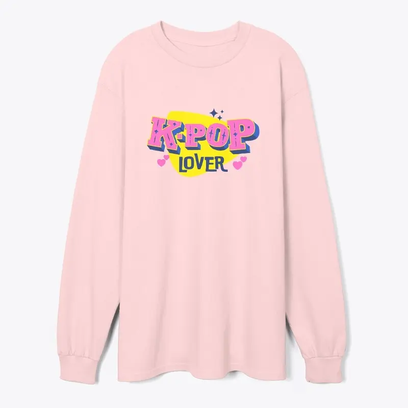 KPOP LOVER Pink & Yellow Design