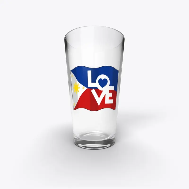 Philippines Flag with LOVE