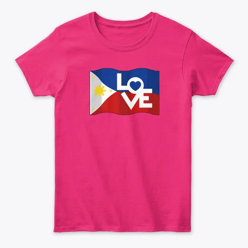 Philippines Flag with LOVE